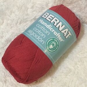1 skein of red cotton yarn - Country Red